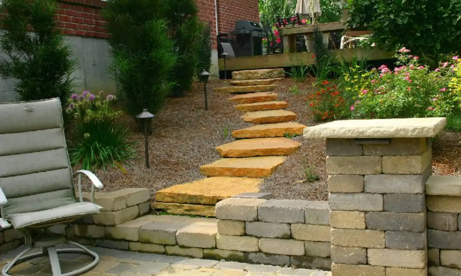 backyard stone paver installation dry ridge ky