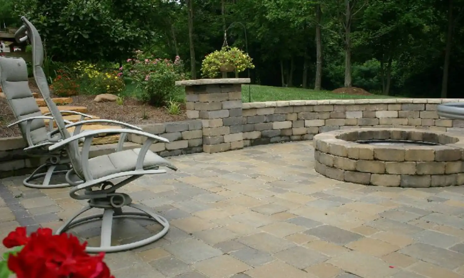 firepit patio landscaping dry ridge ky