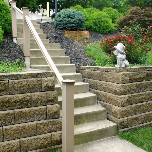 retaining wall design installation dry ridge northern kentucky showplace landscape